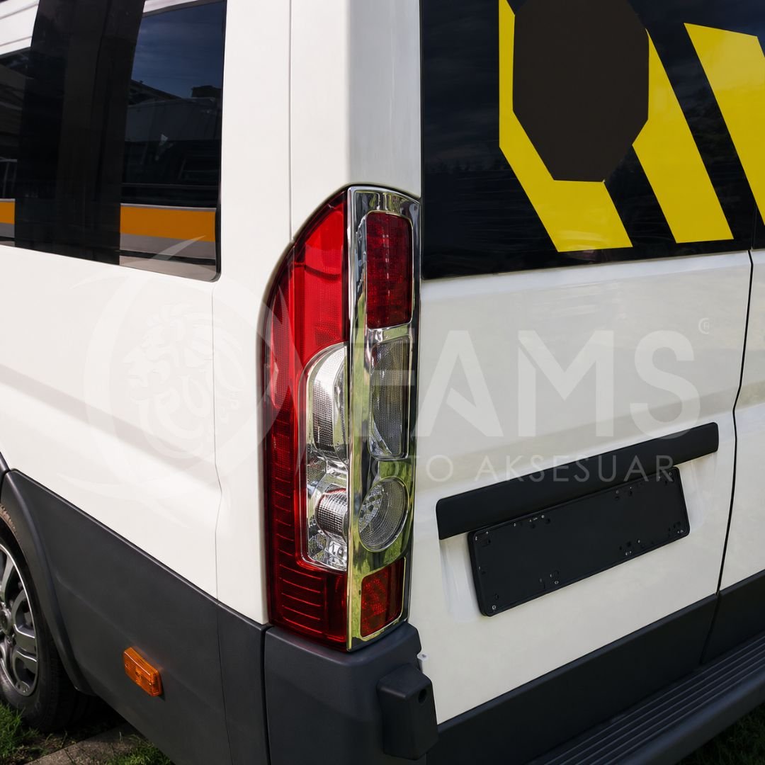 Fiat Ducato Krom Stop Çerçeve 2 Parça 2006-2014 Arası Paslanmaz Çelik - Görsel 4