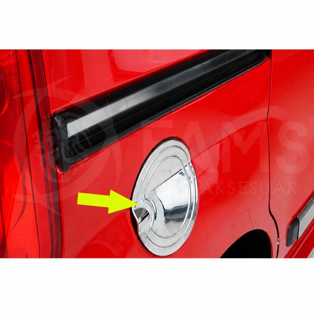 Fiat Doblo Uyumlu Krom Depo Kapağı 2010-2022 P,çelik - Görsel 4