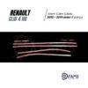 Renault Clio 4 Uyumlu Hb Krom Cam Çıtası 8 Parça 2012-2019 Arası Paslanmaz Ç, - Görsel 3