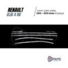 Renault Clio 4 Uyumlu Hb Krom Cam Çıtası 8 Parça 2012-2019 Arası Paslanmaz Ç, - Görsel 2