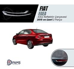 FIAT EGEA 2015> Arka Reflektör Çerçevesi 2 Prç. P.Çelik