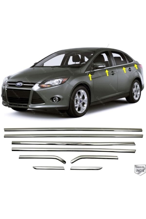Ford Focus Krom Cam Çıtası