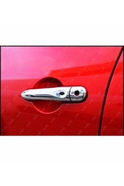 Alternative view of Renault Clio 4 Hb Krom Kapı Kolu Seti 4 Kapı 2012-2018 P.çelik Uyumlu (sensörlü)