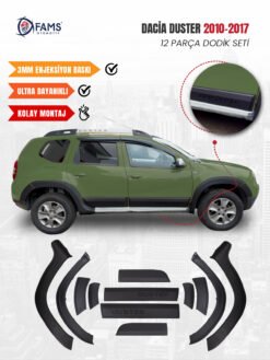 Dacia Duster Uyumlu 2010-2017 Abs Dodik Full Set 12 Parça Enjeksiyon Baskı (yazısız)