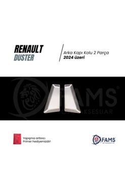 Alternative view of Renault Duster 2024 Üzeri Için Krom Arka Kapı Kolu 2 Kapı Paslanmaz Çelik