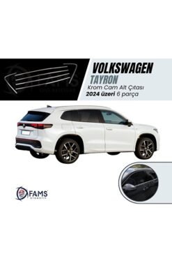 VW TAYRON Uyumlu Cam Alt Çıtası 6 Prç. 2024 Üzeri P.Çelik