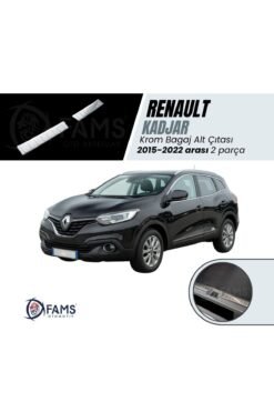RENAULT KADJAR 2015-2022 Arası Bagaj İç Eşik Koruma 2 Prç. P.Çelik TAŞLI