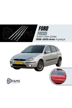 F. Focus 1 Krom Cam Çıtası 4 Prç. 1998-2005 P.çelik