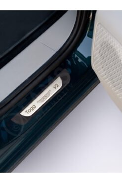 Alternative view of TOGG T10X 2022 Üzeri Krom Kapı eşiği 4 kapı Paslanmaz Çelik ABS Çerçeve V2 Yazılı