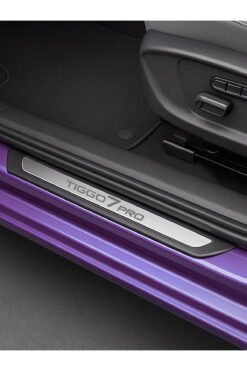 CHERY Tiggo 7 Pro Krom Kapı Eşiği 4 Parça Paslanmaz Çelik ABS Çerçeve