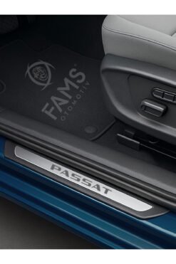 VW Passat Krom Kapı Eşiği 4 Parça Paslanmaz Çelik ABS Çerçeve