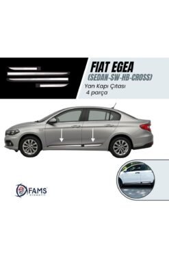 FIAT EGEA TIPO 2015> Yan Kapı Çıtası 4 kapı P.Çelik+ABS (SEDAN-SW-HB-CROSS)