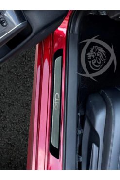 Alternative view of Renault Clio 5 2019 ve Üzeri Modeller Krom Kapı Eşiği 4 Parça Paslanmaz Çelik ABS Çerçeve