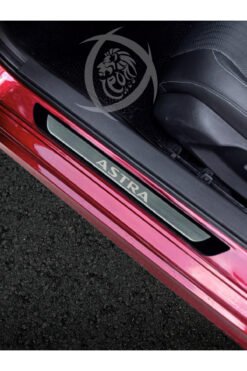 Opel Astra K 2015 ve Üzeri Modeller Krom Kapı Eşiği 4 Parça Paslanmaz Çelik ABS Çerçeve