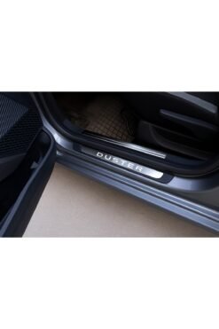 Dacia Ve Renault Duster 2010-2024 Modeller Krom Kapı Eşiği 4 Prç P. Çelik Abs Çerçeve