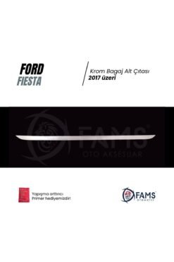 Alternative view of Fiesta 2017 Üzeri Krom Bagaj Alt Çıtası Paslanmaz Çelik