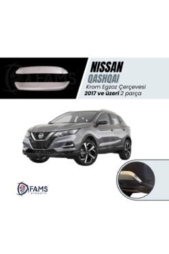 Nissan Qashqai 2017> Egzoz Çerçevesi 2 parça paslanmaz Çelik