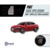 Fiat Egea / Tipo Özel Desenli Krom Ayak Dinlendirme Pedalı Ayak Dayama Pedalı 2015-2019 Sedan