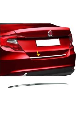 Fiat Egea Krom Bagaj Alt Çıtası 2015 Üzeri Paslanmaz Çelik (sedan)