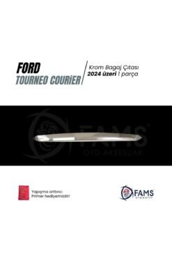 Alternative view of F. Tourneo Courier Krom Bagaj Çıtası 2024 Üzeri Paslanmaz Çelik