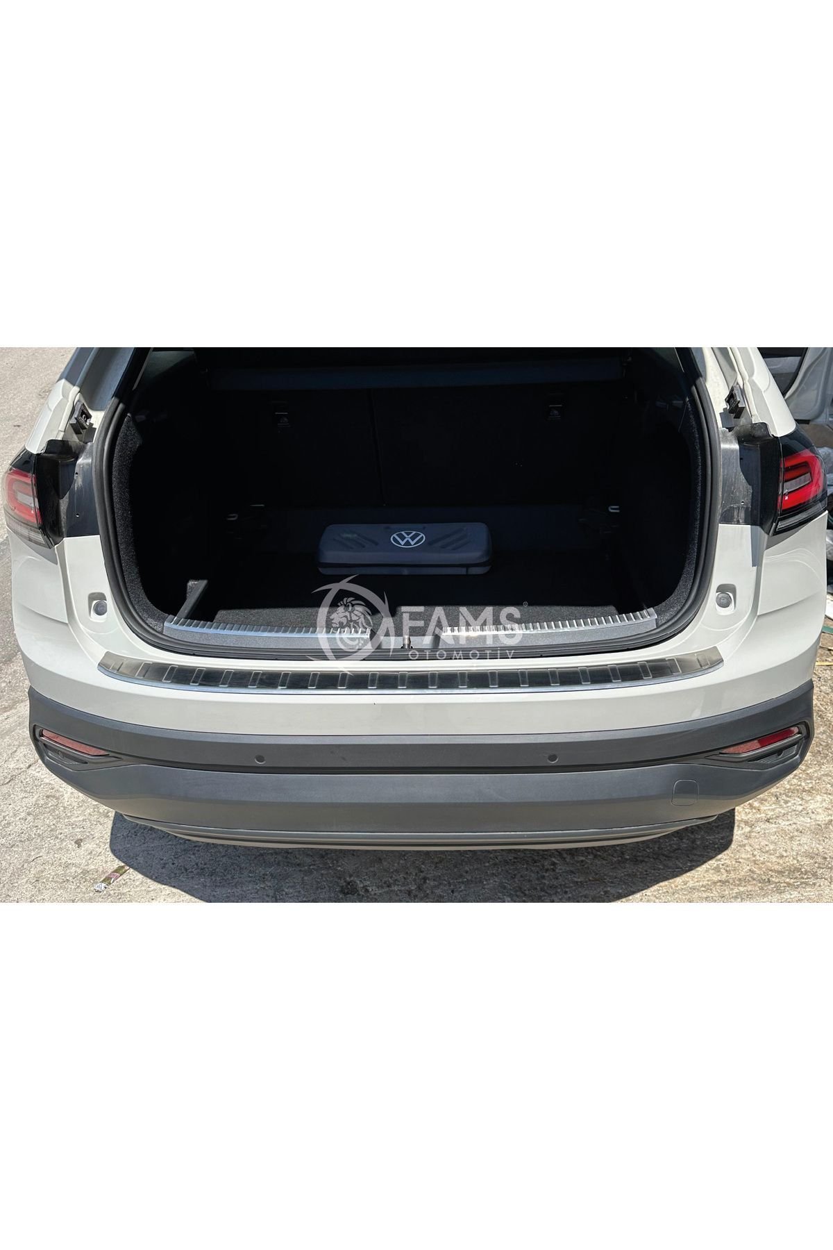 Vw Taigo 2022> Krom Arka Tampon Üstü Koruma Taşlı P.çelik - Görsel 5