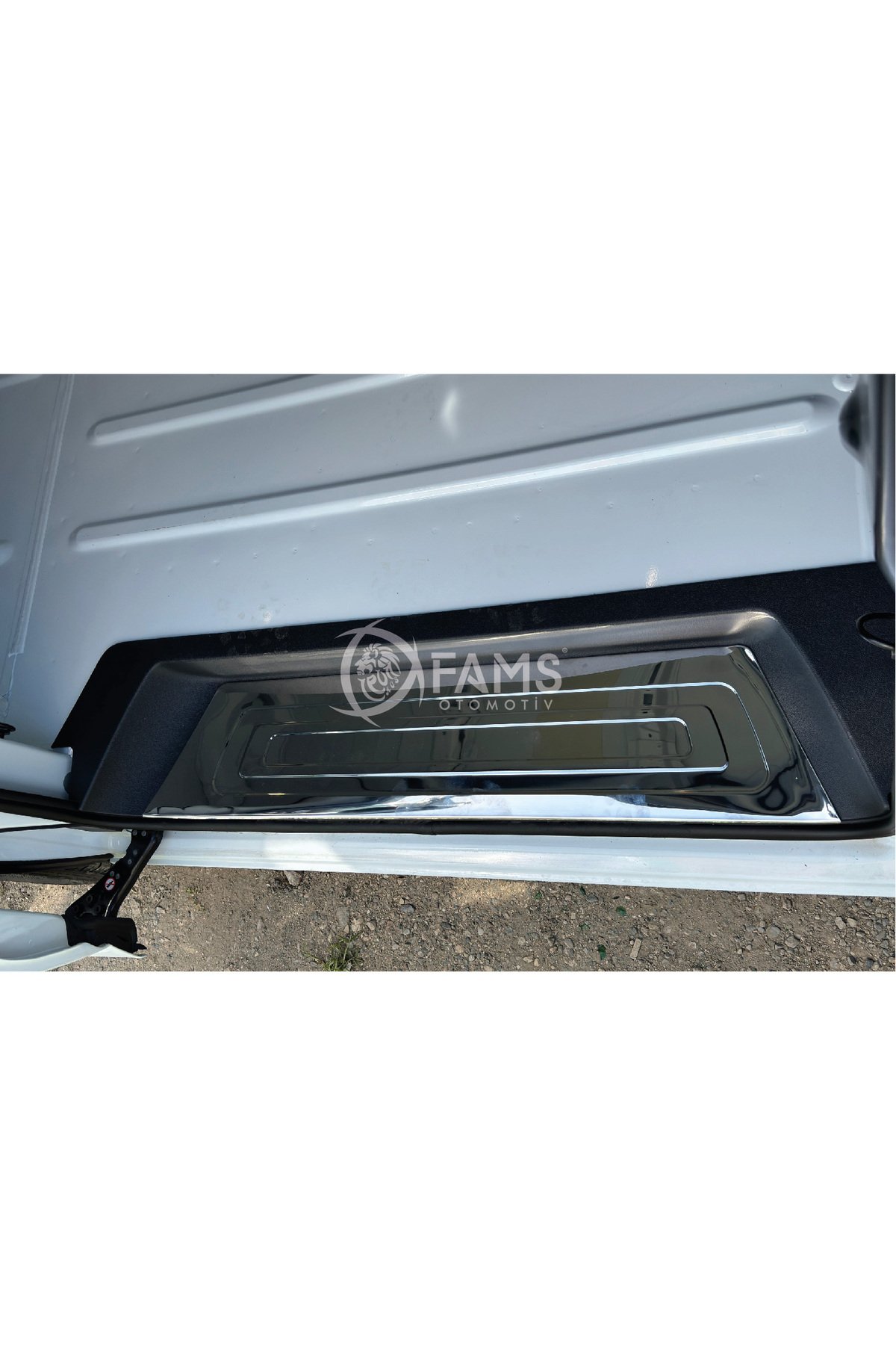 F. Custom Tek Sürgülü 2023> Krom Iç Kapı Eşiği 3 Kapı Paslanmaz Çelik - Görsel 3