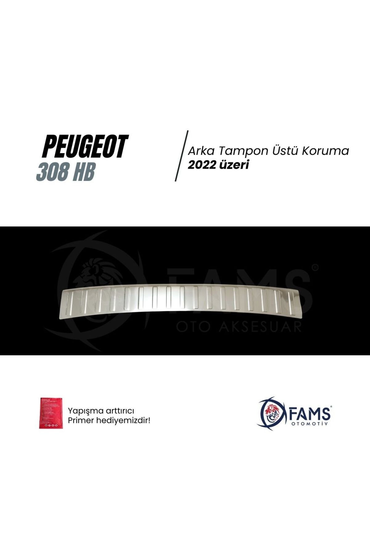 Peugeot 308 2022> Arka Tampon Üstü Koruma P,çelik Hb - Görsel 2