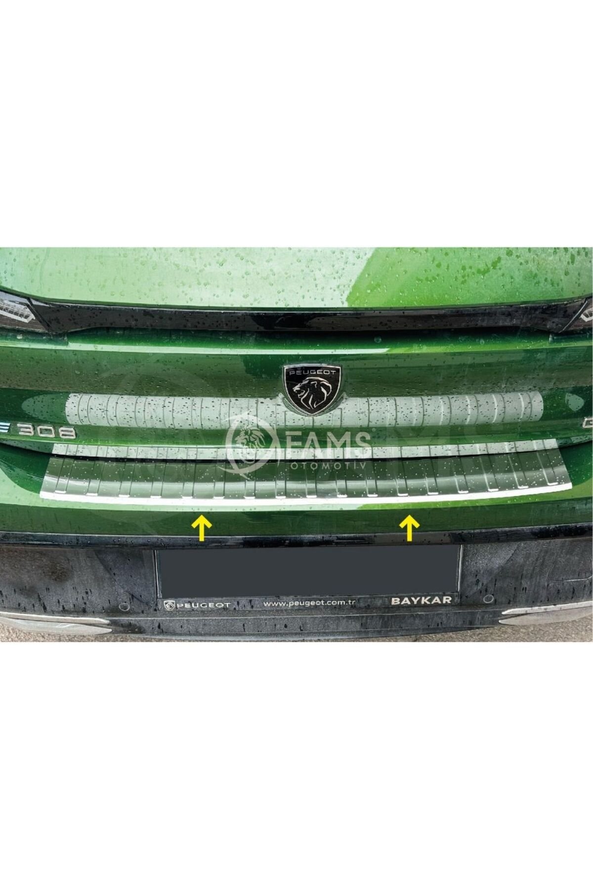 Peugeot 308 2022> Arka Tampon Üstü Koruma P,çelik Hb - Görsel 3