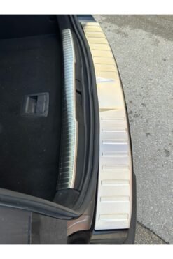 Opel Mokka Krom Arka Tampon Üstü Koruma 2020> Paslanmaz Çelik Taşlı