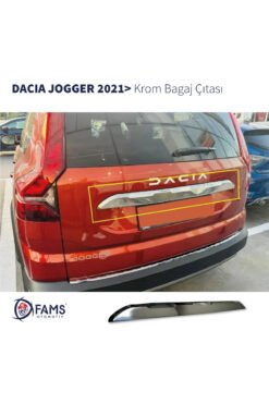 Dacia Jogger Krom Bagaj Çıtası 2021> Paslanmaz Çelik