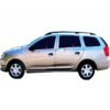 Dacia Logan Mcv Krom Cam Çıtası 4 Parça 2013> Paslanmaz Çelik
