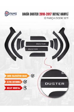 Alternative view of Dacia Duster 2010-2017 Uyumlu Dodik Seti 12 Parça (Beyaz Harfli)