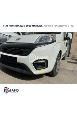 Fiat Fıorıno 2016-2019 Makyajlı Krom Sis Far Çerçevesi 2 Prç. Paslanmaz Çelik