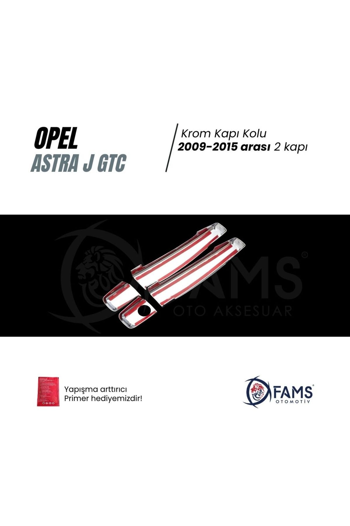Opel Astra J Gtc Krom Kapı Kolu 2009-2015 Arası 2 Kapı P. Çelik - Görsel 3