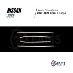 Alternative view of Nissan Juke Krom Cam Çıtası 4 Prç, 2021-2025 Arası P, Çelik