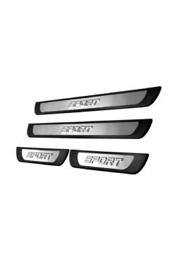 Alternative view of Toyota Corolla Krom Kapı Eşiği Sport Line 2002-2018 arası 4 Prç. P. Çelik ABS Çerçeve (Taşlı)