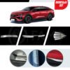 Peugeot 408 2022 üzeri Krom (SET) Arka Tampon + Bagaj İç Eşik + Yan Kapı Çıtası P.Çelik