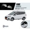 Ford Courier Abs Krom Ayna Kapağı 2018 Üzeri 2 Prç. Paslanmaz Çelik (Yarım)