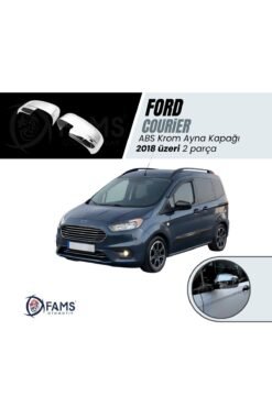 F. Courier Abs Krom Ayna Kapağı 2018 Üzeri 2 Prç. Paslanmaz Çelik (Tam)