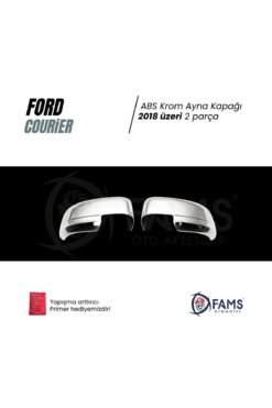 Alternative view of F. Courier Abs Krom Ayna Kapağı 2018 Üzeri 2 Prç. Paslanmaz Çelik (Tam)