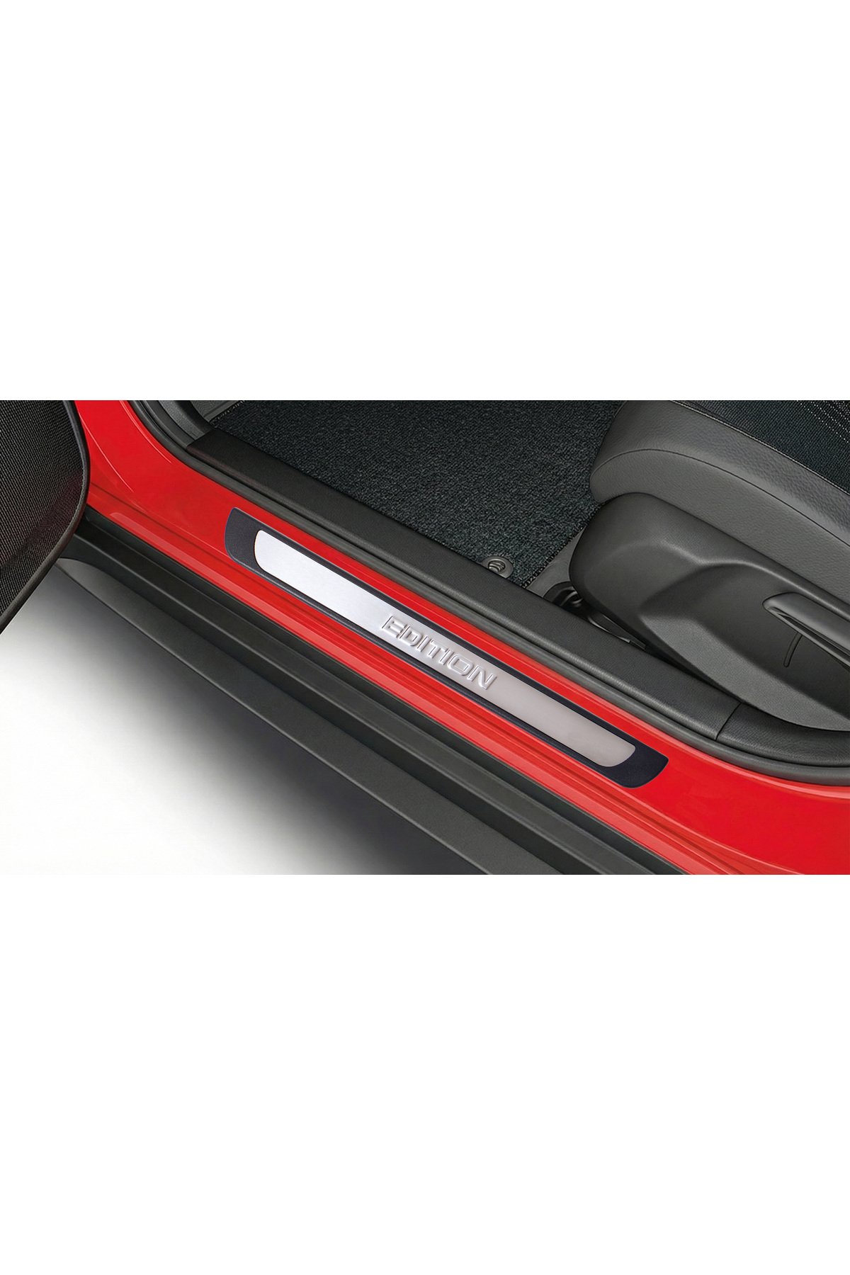 Opel Corsa Krom Kapı Eşiği Edition Line 2006-2019 arası 4 Prç. P. Çelik ABS Çerçeve (Taşlı)