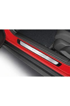 Seat Leon Krom Kapı Eşiği Exclusive Line 1999-2021 arası 4 Prç P. Çelik ABS Çerçeve (Parlak)