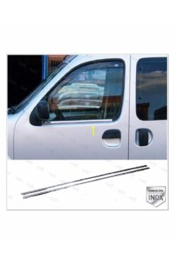 Renault Kangoo Uyumlu Krom Cam Çıtası 2 Prç, 1997-2007 Arası P, Çelik