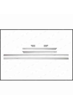 Nissan Qashqai Krom Yan Kapı Çıtası 6 Prç, 2007-2014 P, Çelik