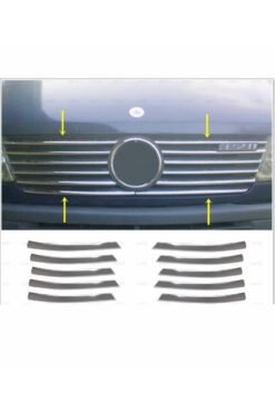 Mercedes Sprinter W901 Krom Ön Panjur 12 Prç, 1995-2000 P, Çelik