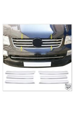 Vw T5 Caravelle Krom Ön Panjur 6 Prç, 2003-2010 P, Çelik