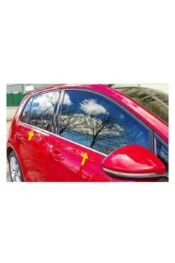 Vw Golf 7 Krom Cam Çıtası 4 Prç, 2012-2019 Arası P, Çelik