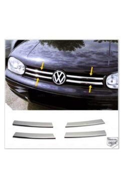 Vw Golf 4 Krom Ön Panjur 4 Prç, 1998-2004 P, Çelik