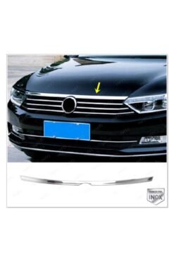 Vw Passat B8 Krom Kaput Panjur Üstü Çıta 1 Prç, 2014-2019 Arası P,çelik
