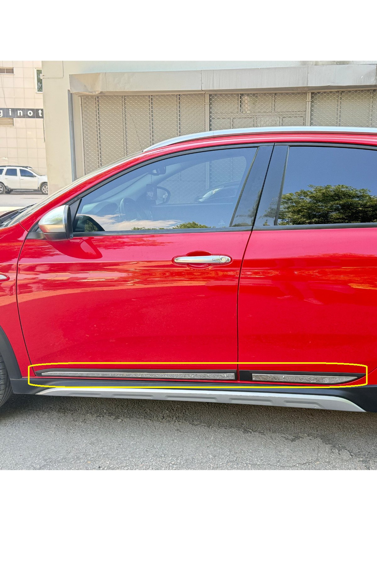 FIAT EGEA TIPO 2015> Yan Kapı Çıtası 4 kapı P,Çelik+ABS (SEDAN-SW-HB-CROSS) - Görsel 6